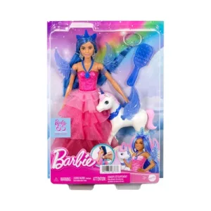 Barbie Set Boneka Unicorn Princess And Accessories