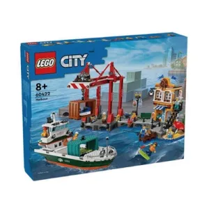 LEGO City Seaside Harbor With Cargo Ship Set 1226 Pcs - Mix